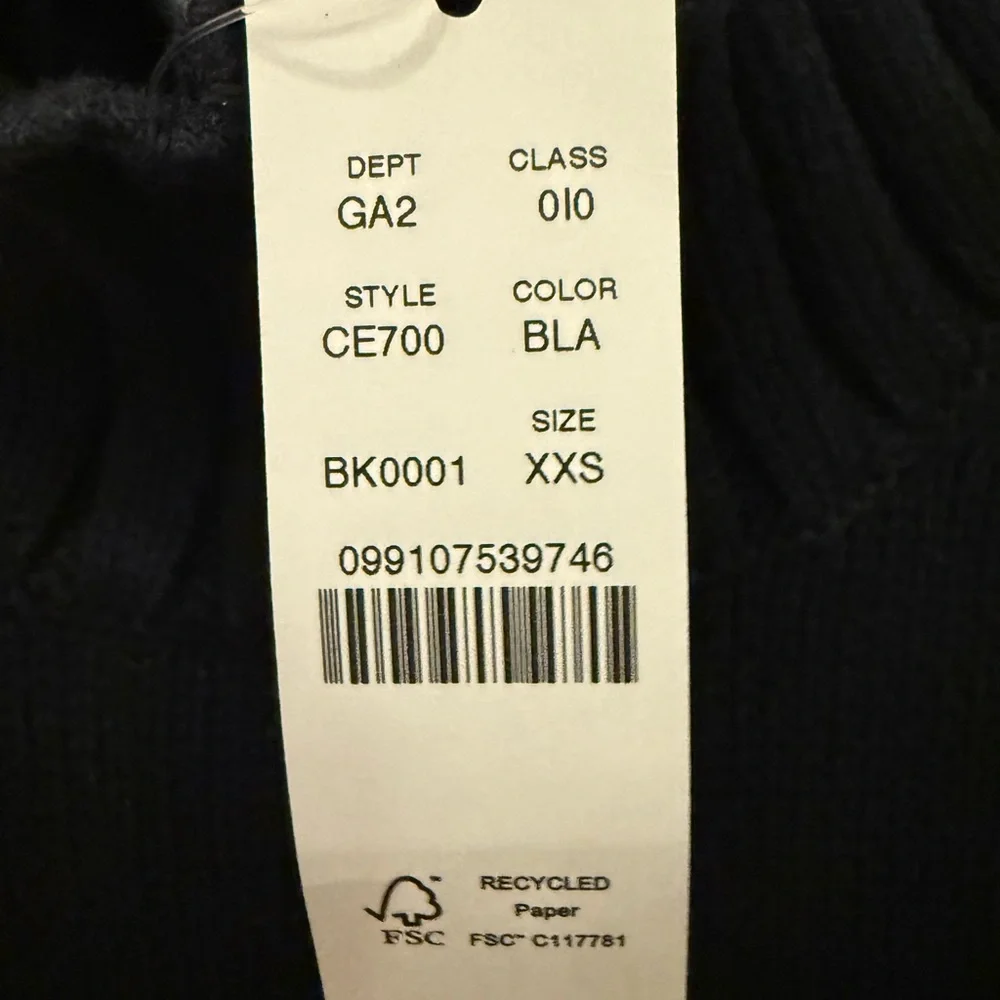 J.CREW COTTON BLACK TURTLENECK SWEATER - Picture 8 of 10